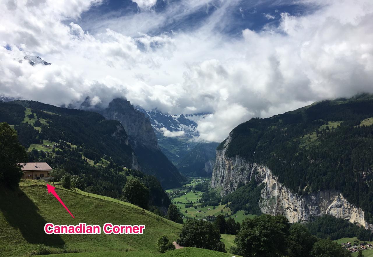 Chalet Canadian Corner Wengen Exteriér fotografie